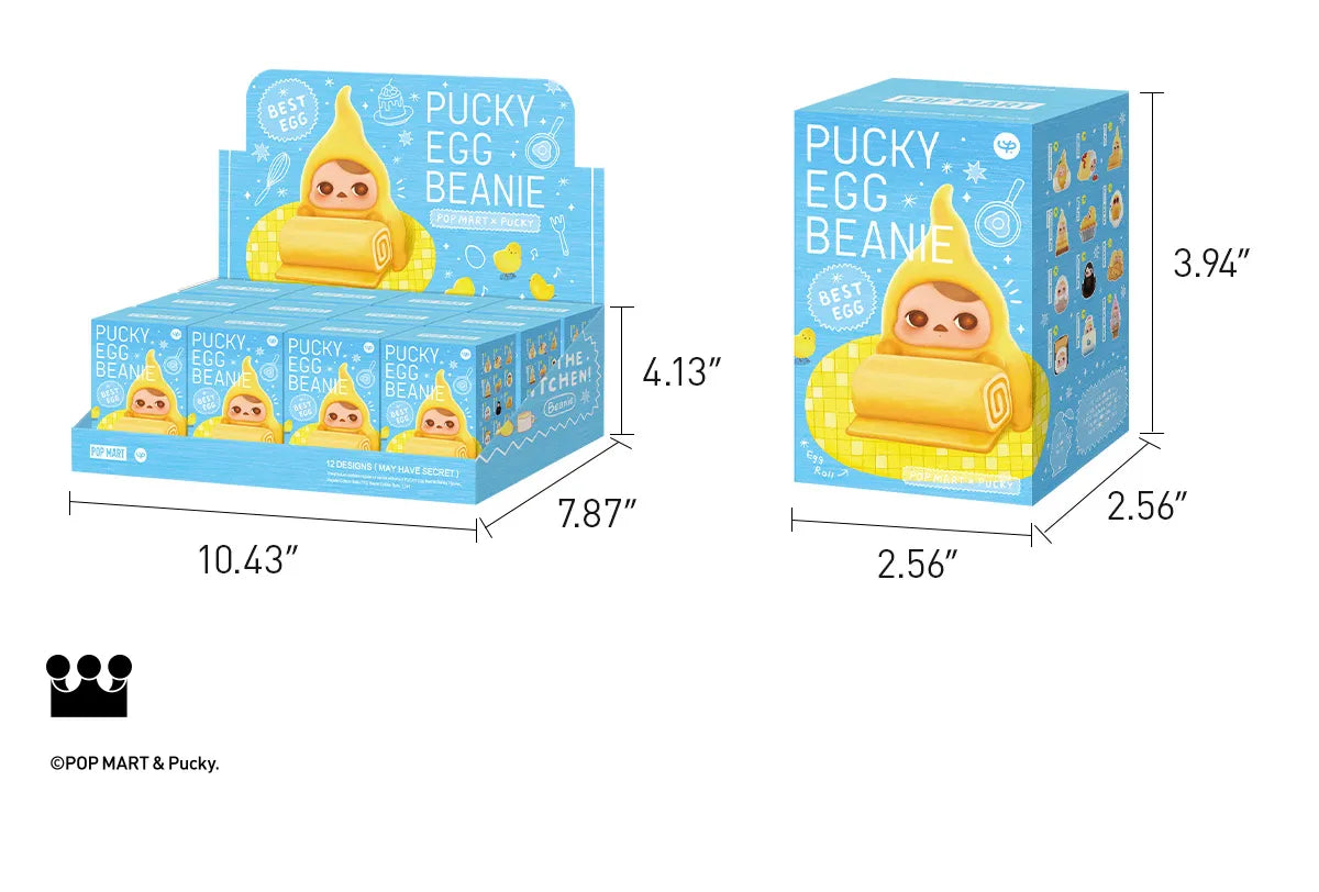 PUCKY Egg Beanie Series Figures - One Blind Box