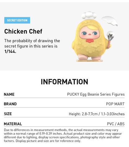 PUCKY Egg Beanie Series Figures - One Blind Box