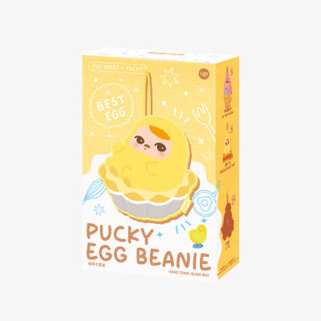 PUCKY Egg Beanie Series-Hand Towel Blind Box- EGG TART (Confirmed Style)
