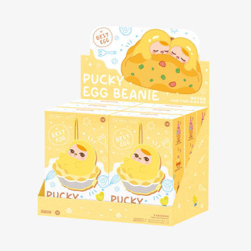 PUCKY Egg Beanie Series-Hand Towel Blind Box- EGG TART (Confirmed Style)