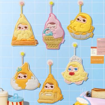 PUCKY Egg Beanie Series-Hand Towel Blind Box- EGG TART (Confirmed Style)