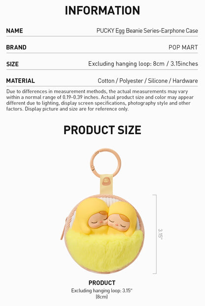 PUCKY Egg Beanie Series-Earphone Case