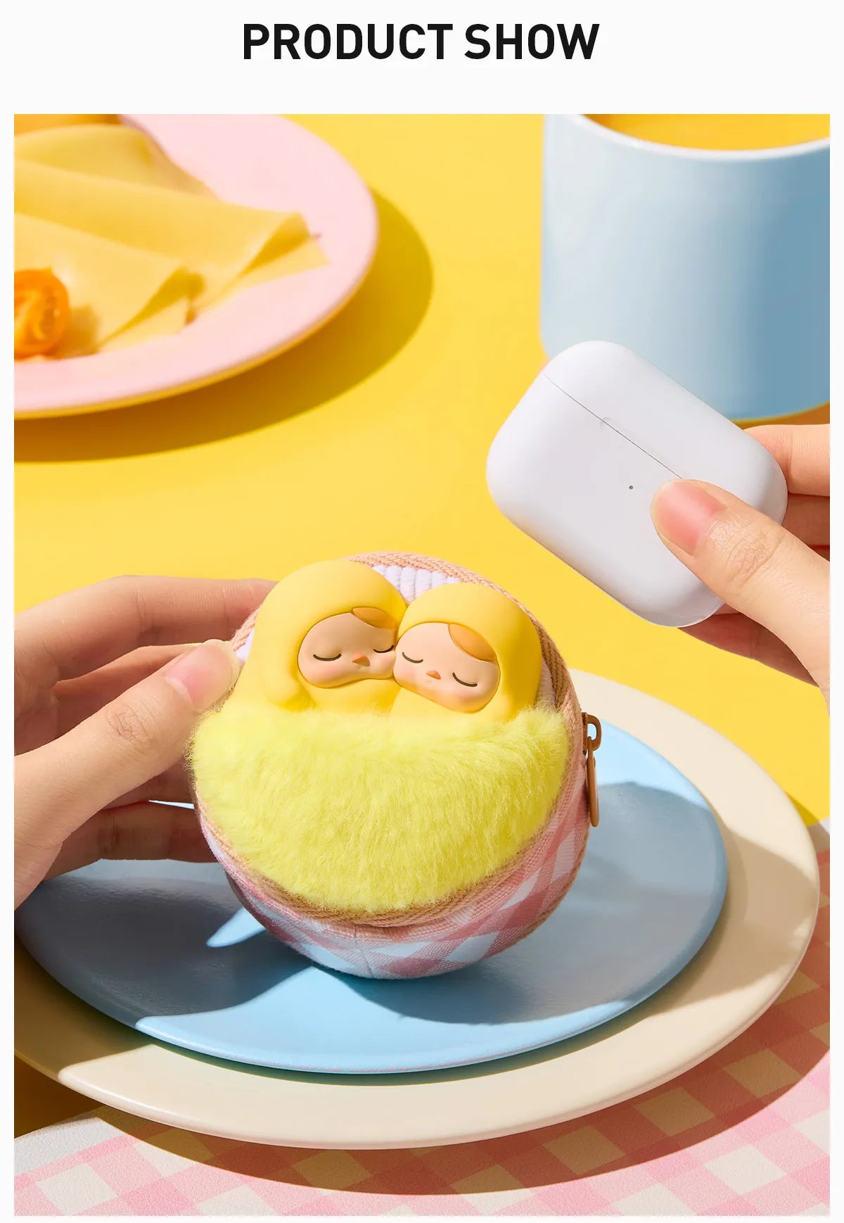 PUCKY Egg Beanie Series-Earphone Case