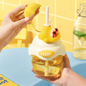 PUCKY Egg Beanie Series-Straw Cup