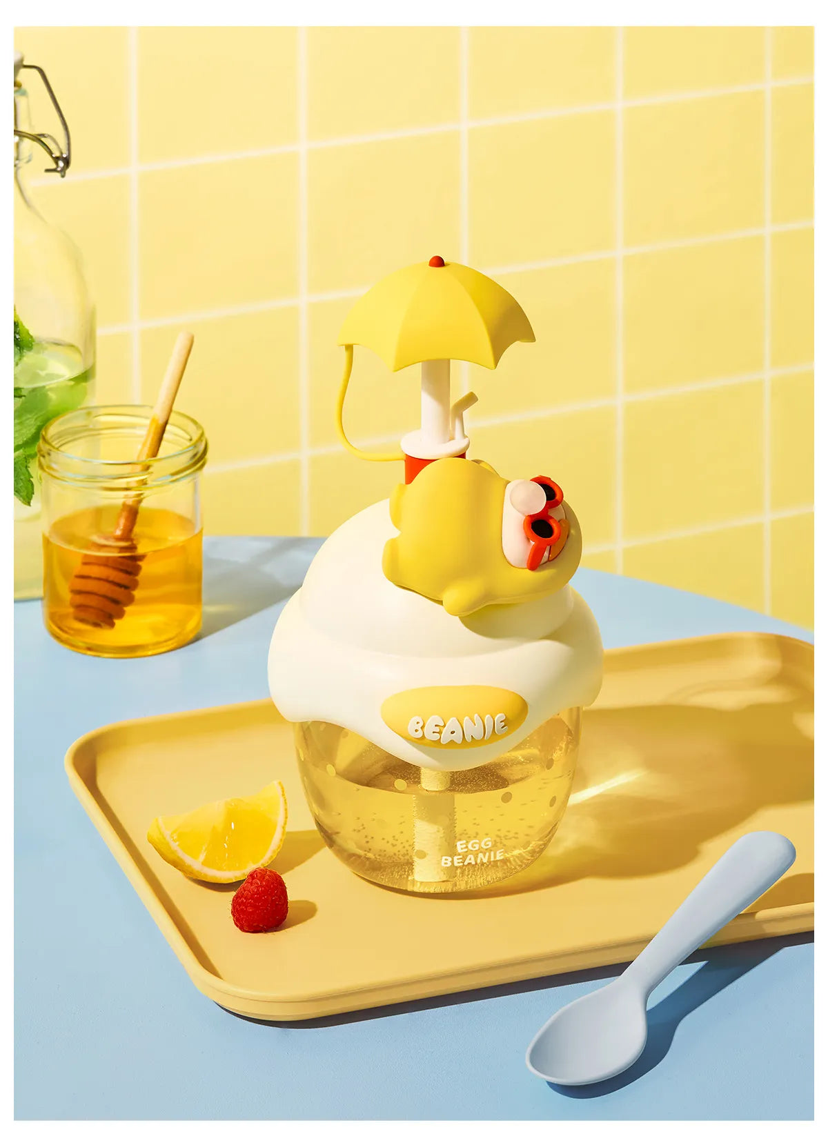 PUCKY Egg Beanie Series-Straw Cup