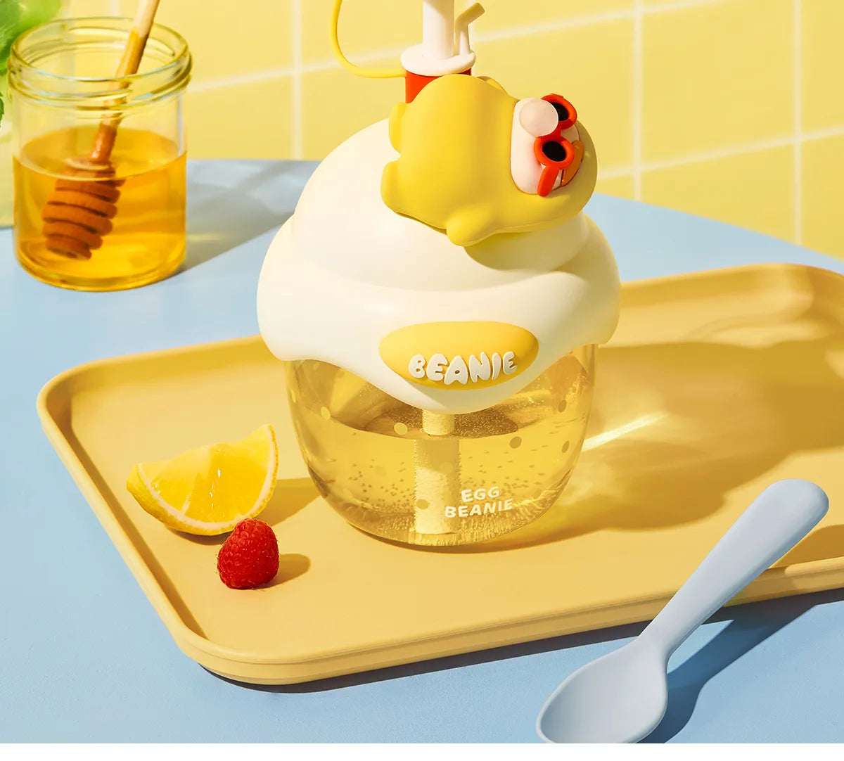 PUCKY Egg Beanie Series-Straw Cup