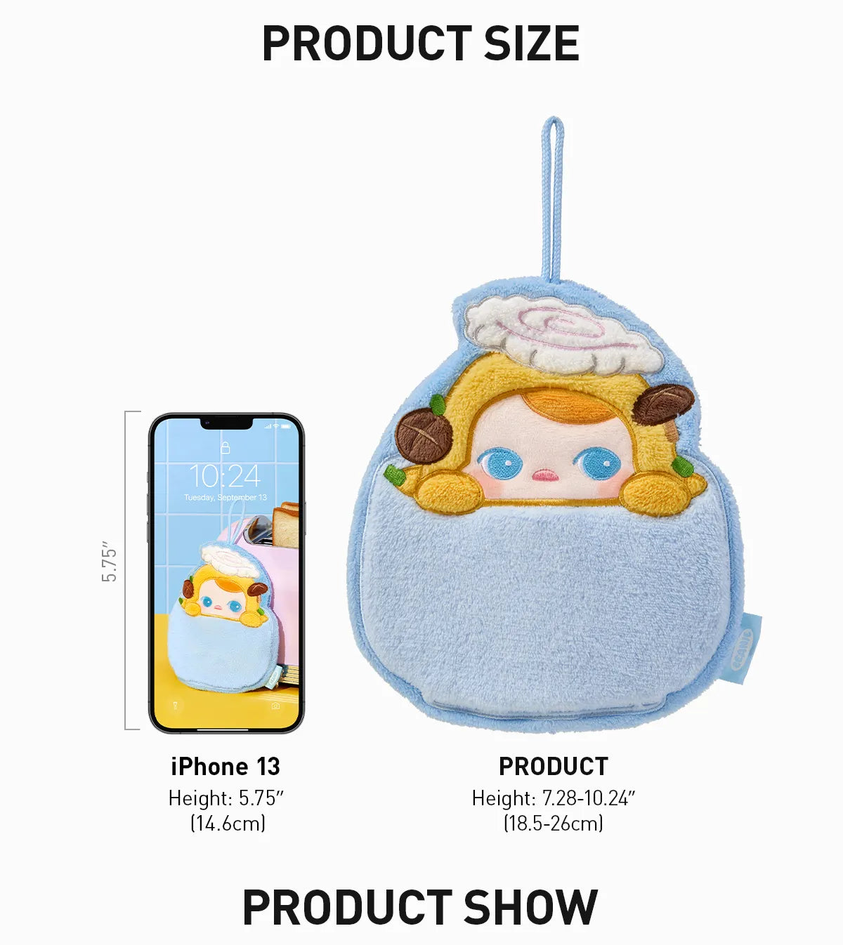 PUCKY Egg Beanie Series-Hand Towel Blind Box- EGG TART (Confirmed Style)