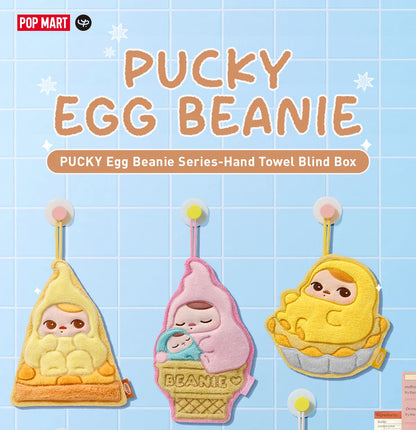 PUCKY Egg Beanie Series-Hand Towel Blind Box- EGG TART (Confirmed Style)
