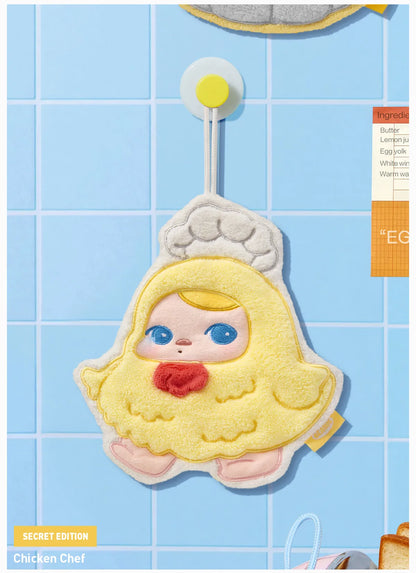 PUCKY Egg Beanie Series-Hand Towel Blind Box- EGG TART (Confirmed Style)