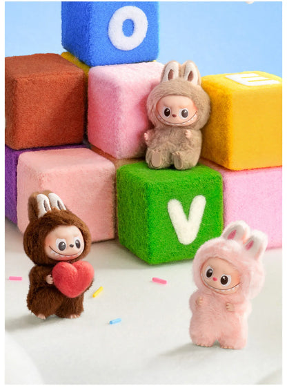 THE MONSTERS Pin for Love Series-Vinyl Plush Pendant Blind Box - Whole Set of 14 (A - M)