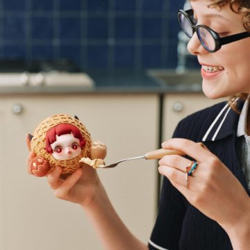 SKULLPANDA You Found Me！Series Earphone Bag - Moldy Muffin