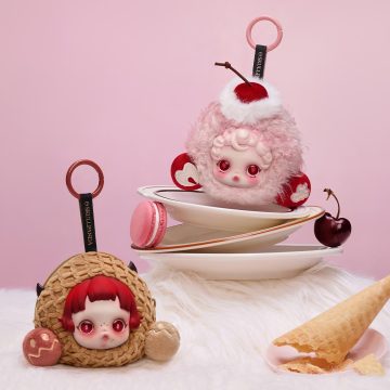 SKULLPANDA × XG+YouFoundMe! Moldy muffin SKULLPANDA You Found Me！Series Earphone Bag - Moldy Muffin – Cool