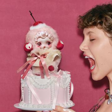 SKULLPANDA You Found Me! Series Plush Doll Pendant - Chomp