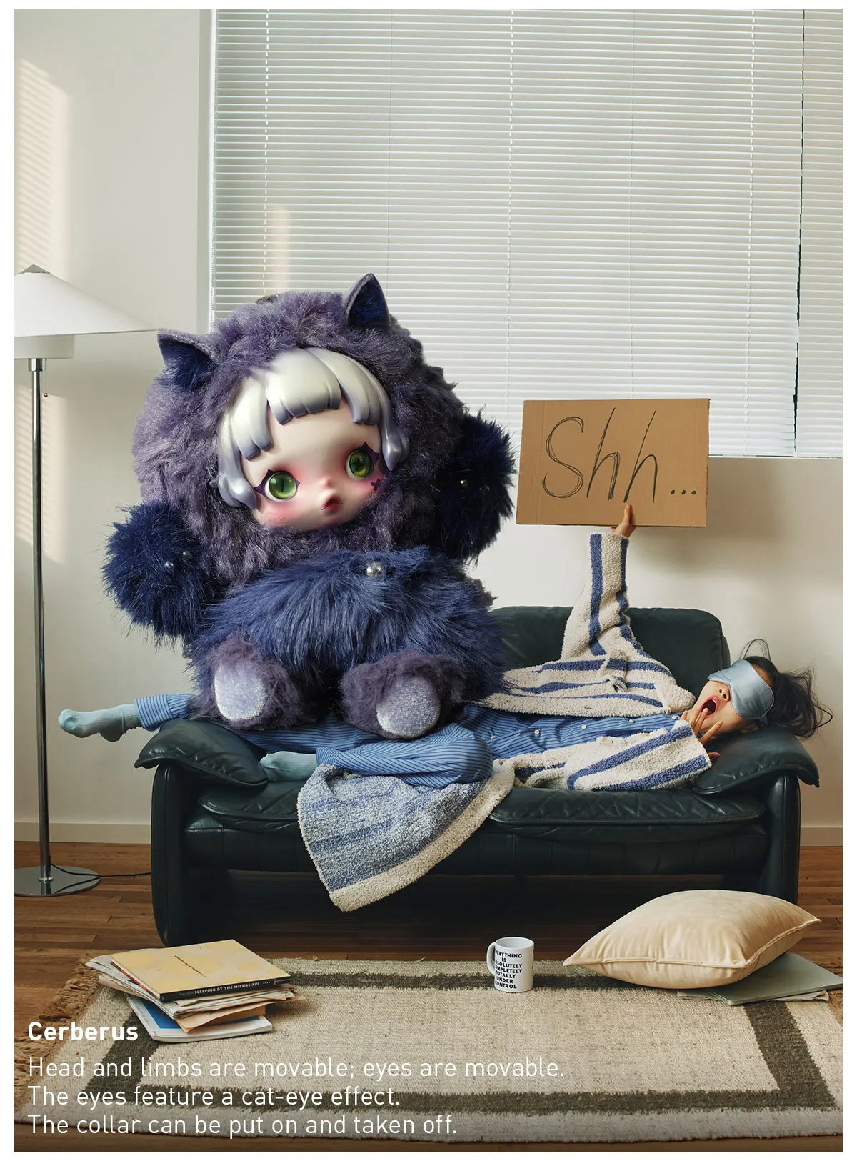 SKULLPANDA You Found Me! Series Plush Doll Pendant - Ratty Bear SKULLPANDA You Found Me! Series Plush Doll Pendant - Ratty Bear