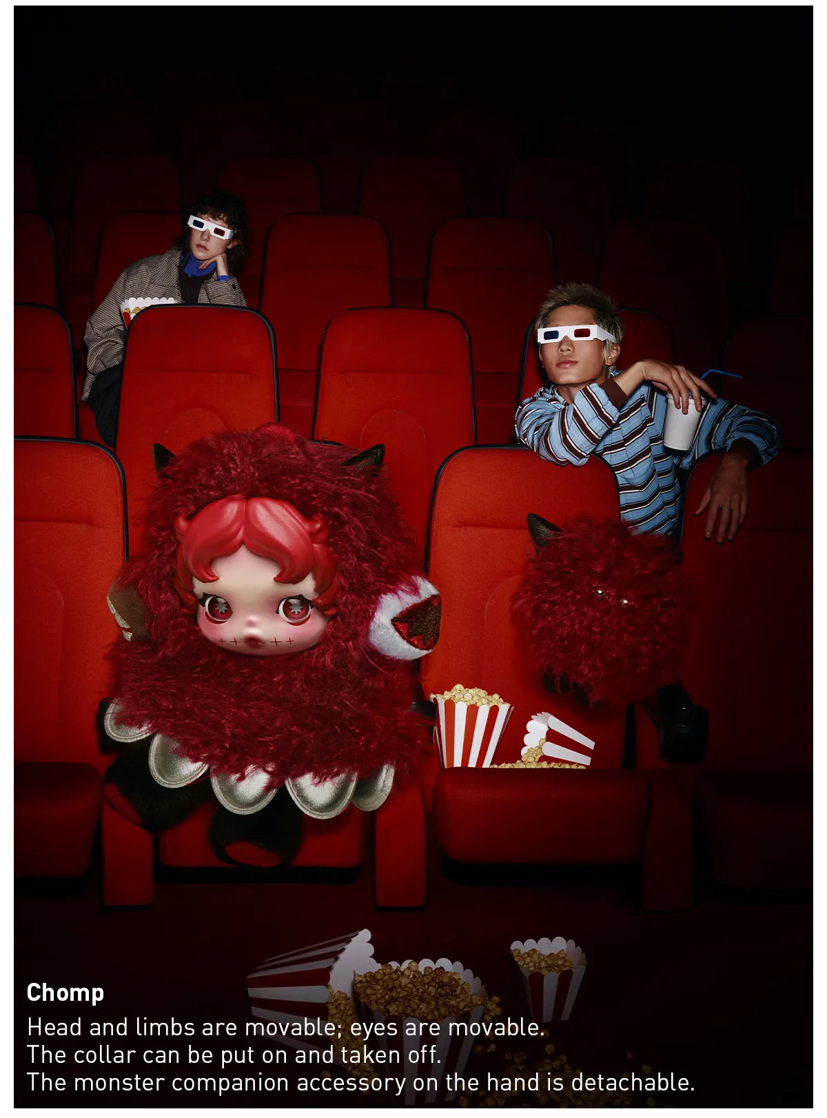 SKULLPANDA You Found Me! Series Plush Doll Pendant - One Single Blind Box