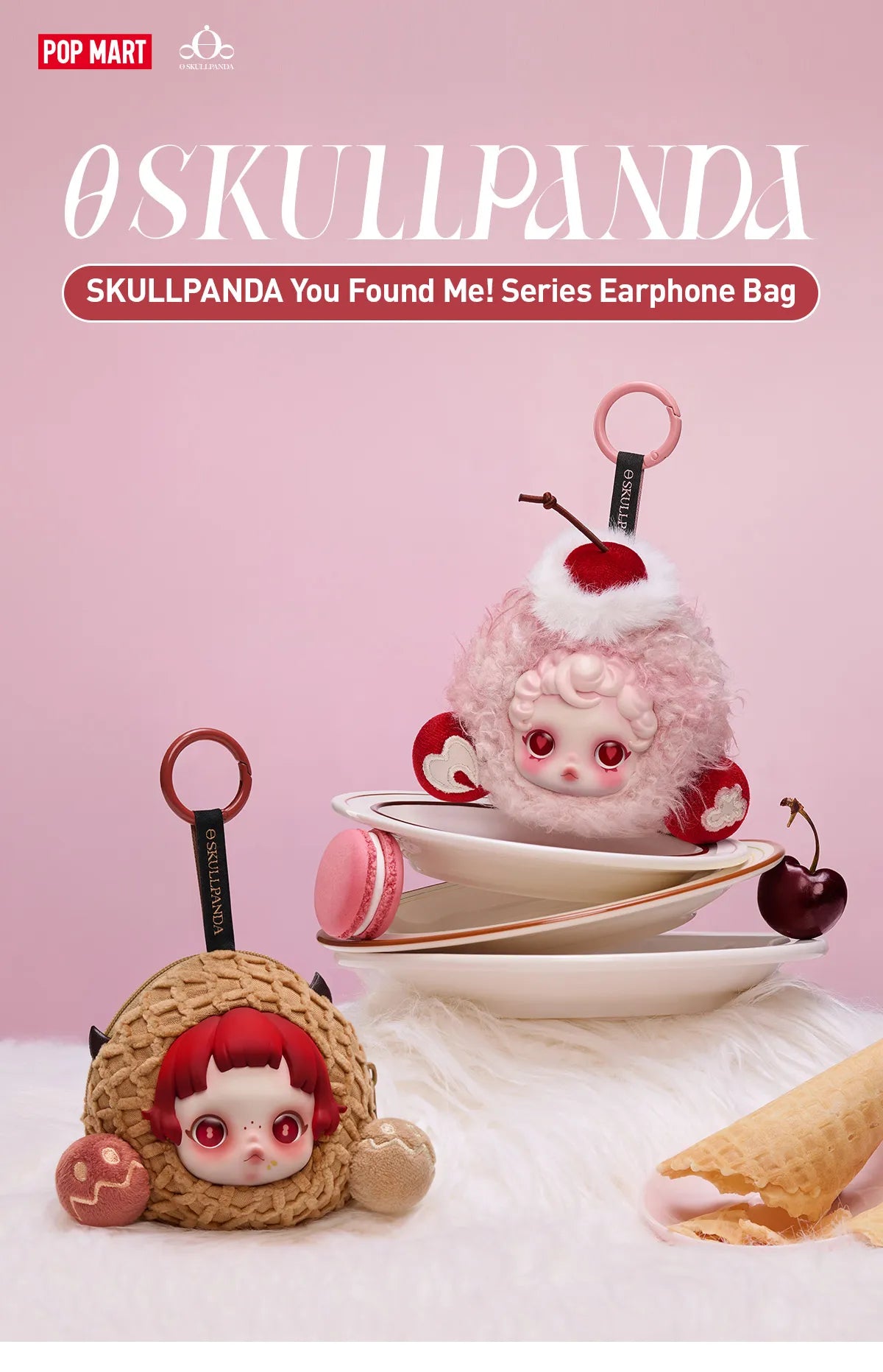 SKULLPANDA You Found Me！Series Earphone Bag - Moldy Muffin