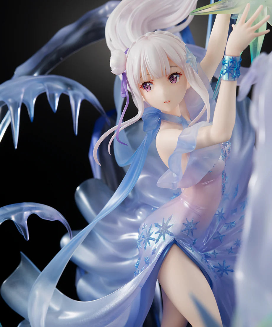 Emilia Figure - Crystal Dress Ver. - Re:Zero − Starting Life in Another World - Shibuya Scramble (Alpha Satellite, eStream)