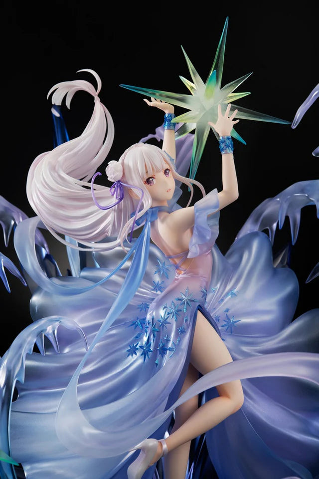 Emilia Figure - Crystal Dress Ver. - Re:Zero − Starting Life in Another World - Shibuya Scramble (Alpha Satellite, eStream)