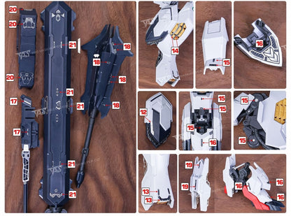 (TAS Studio) Metal Etching Parts for MG Barbatos Lupus (Adhesive)