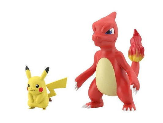 Pokemon Scale World Kanto Region Pikachu & Charmeleon Figure Set