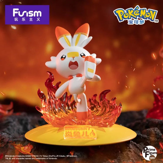 FUNISM Pokemon Prime Figure Mini Scorbunny Figure
