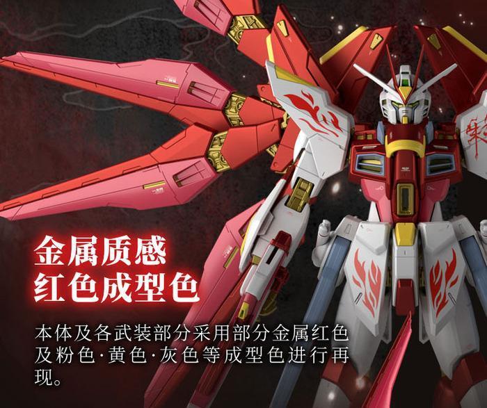 China Special MG 1/100 Strike Freedom Gundam [China Red Vermillion Bird Ver.] ZhueQue