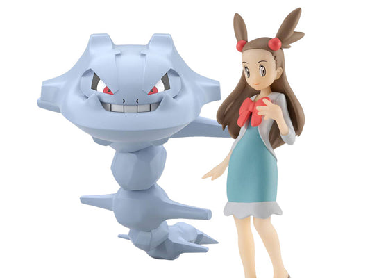 Pokemon Scale World Johto Region Jasmine & Steelix Figure Set