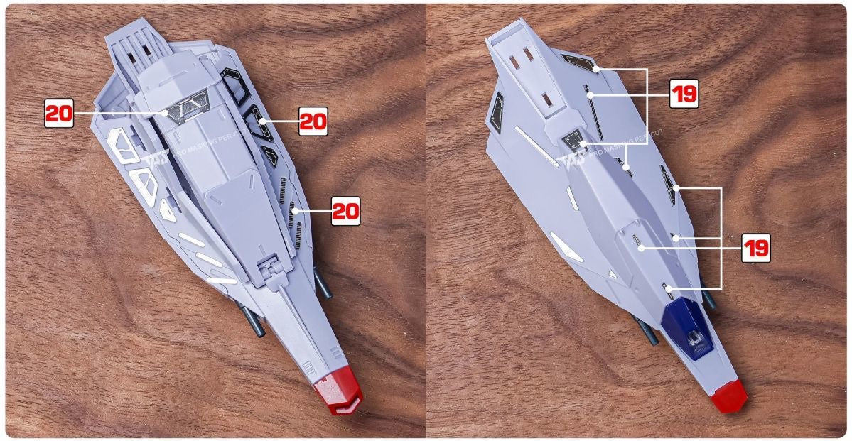 (TAS Studio) Metal Etching Parts for MG Providence Gundam (Non-Adhesive)