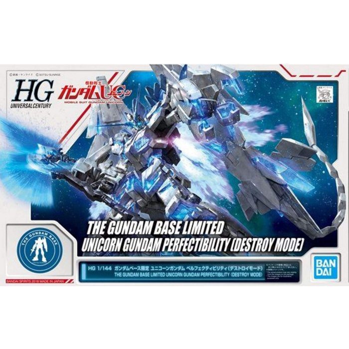 HG 1/144 Gundam Base Limited Unicorn Gundam Perfectibility (Destroy Mode)