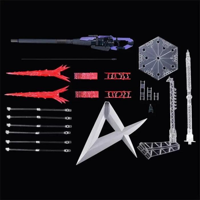 P.Bandai RG 1/144 Hi-Nu Gundam Hyper Mega Bazooka Launcher (Novel ver.) & Funnel Display Set