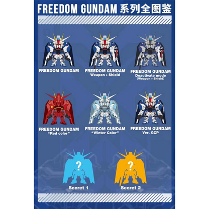 QMSV Mini - ZGMF-X10A Freedom Gundam Series Blind Box - Single Blind Box