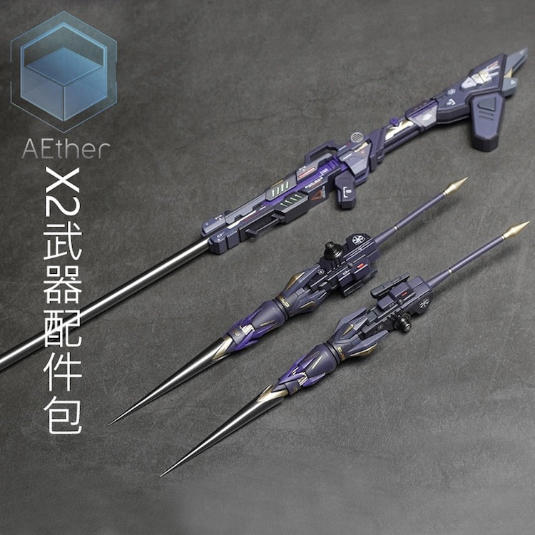 AEther Resin Kits for 1/100 X2 Gundam + Weapon Expansion Pack