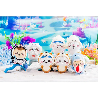 Chiikawa Aquarium Hachiware Mascot Keychain