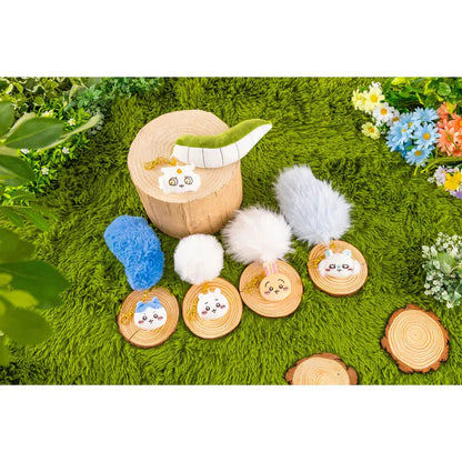 Chiikawa Dangling Tail Hachiware Mascot Keychain