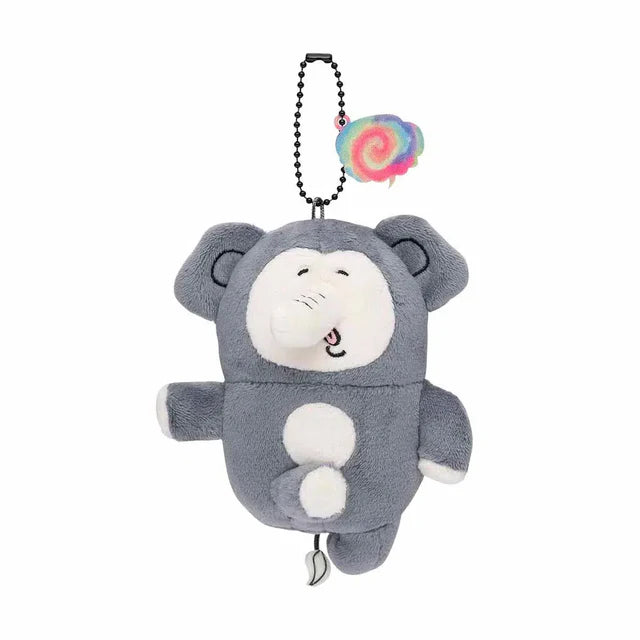 Chiikawa Elephant Plush Keychain