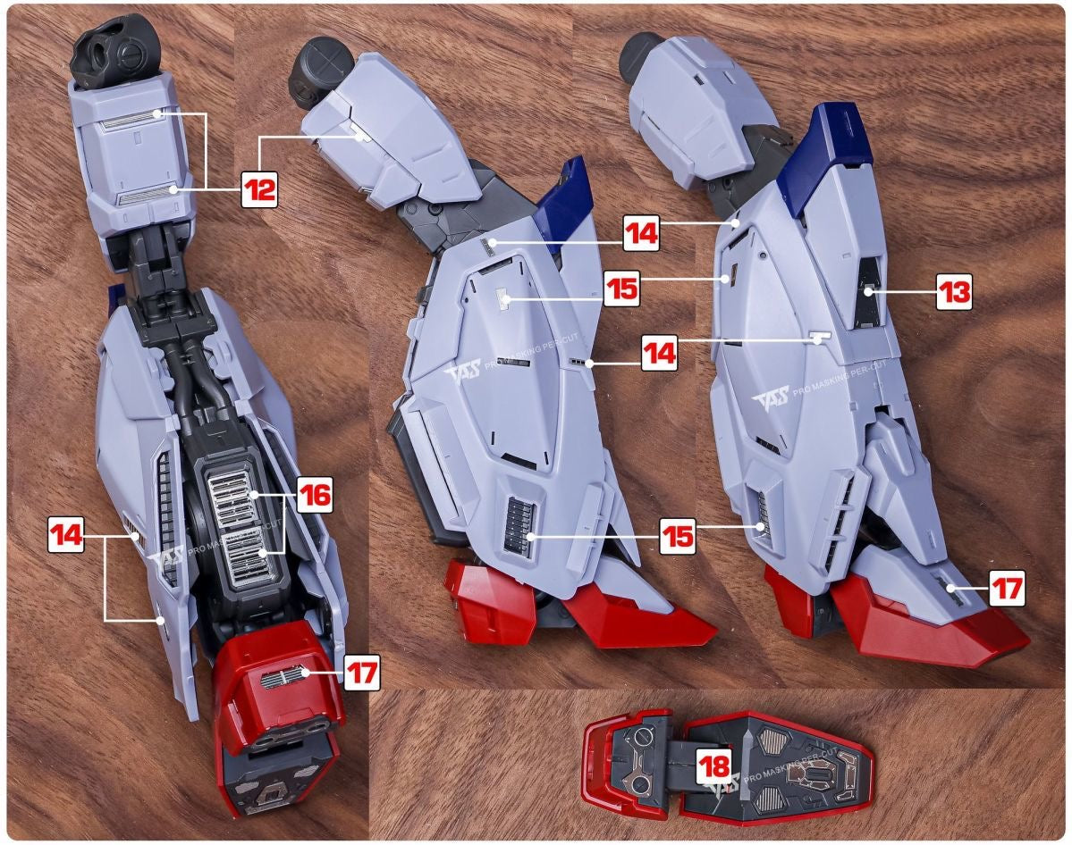 (TAS Studio) Metal Etching Parts for MG Providence Gundam (Non-Adhesive)