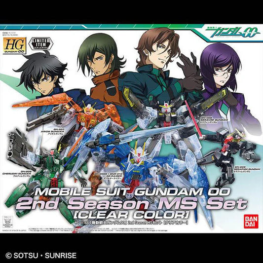 HG00 Mobile Suit Gundam 00 2nd Season MS Set [Clear Color] 1/144