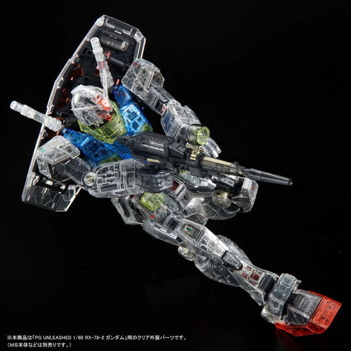 PG Unleashed RX-78-2 Gundam Cuerpo de color transparente 1/60