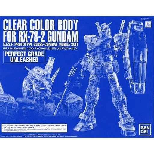 PG Unleashed RX-78-2 Gundam Clear Color Body 1/60