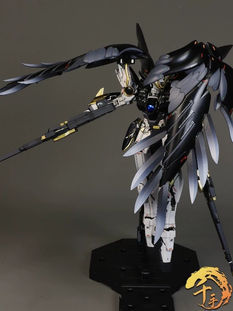 MG Wing Gundam Zero EW Ver. Ka 1/100 Customized Version Black Metallic (Qianshou Studio)