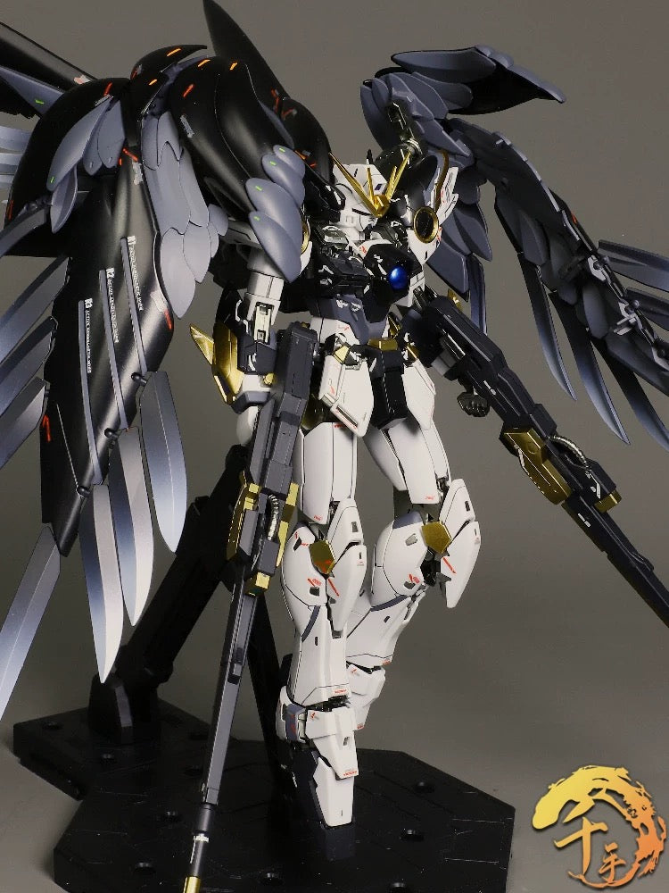 MG Wing Gundam Zero EW Ver. Ka 1/100 Customized Version Black Metallic (Qianshou Studio)