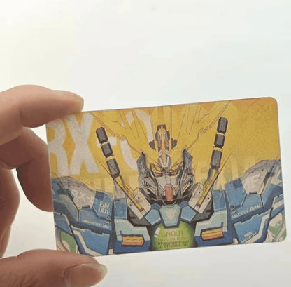 Gundam Hologram Card - Different Images from Different Angles