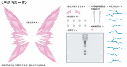 DDB Model 1/144 HG Mighty Strike Freedom Wing of Light Option Set