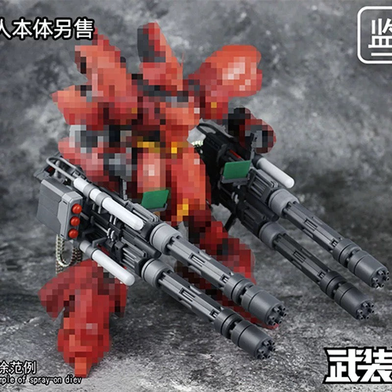 1/100 Wu Zhuang Zhan Xian Expansion Weapon Set Gatling Gun for MG Sazabi Ver.Ka