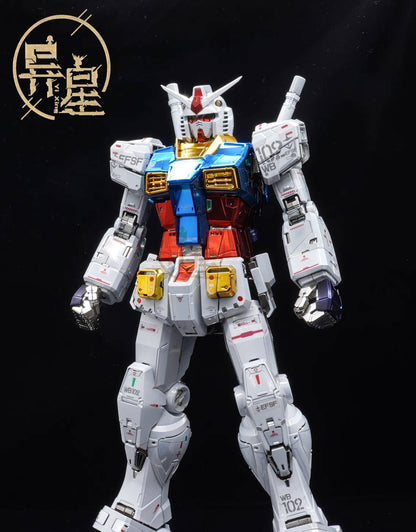 PG RX-78-2 Unleashed 1/60 Customized Version Plated Coating (Yixing Studio)