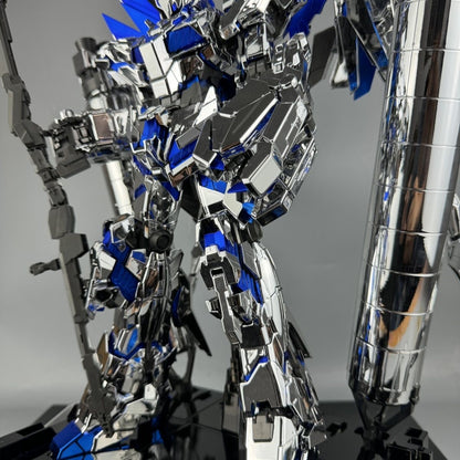 Daban PG Unicorn Gundam Perfectibility 1/60 Customized Version Plated Silver Coating (Xingmai Studio)