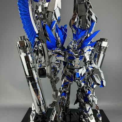 Daban PG Unicorn Gundam Perfectibility 1/60 Customized Version Plated Silver Coating (Xingmai Studio)