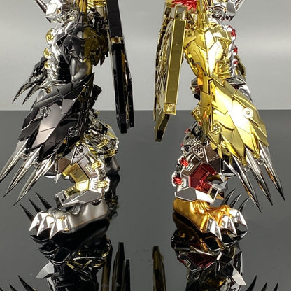 Figure-rise Standard Amplified Wargreymon + Black Wargreymon Bundle Customized Version Plated Coating (Xingmai Studio)