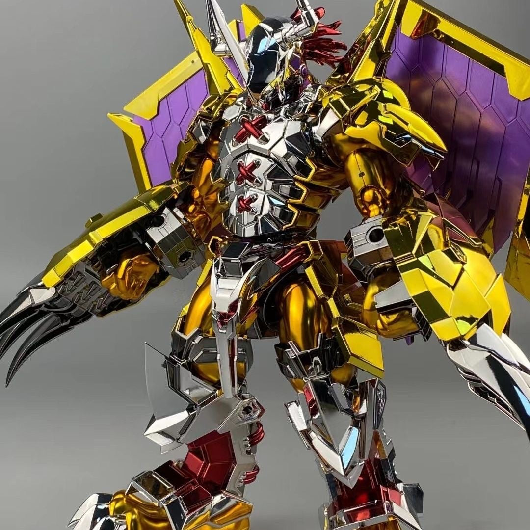 Figure-rise Standard Amplified Wargreymon + Black Wargreymon Bundle Customized Version Plated Coating (Xingmai Studio)