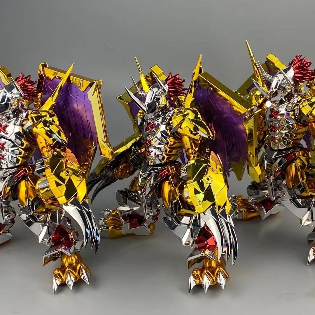 Figure-rise Standard Amplified Wargreymon + Black Wargreymon Bundle Customized Version Plated Coating (Xingmai Studio)